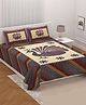 Bombay Spreads 210 TC Cream Color 100 Percent Perimum Cotton King Size Bedsheet With 2 Pillow Cover 228 x 274 cm(SCBadmeri1604_cream) 180 Thread Count