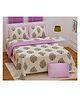 Bombay Spreads purple Color 100 Percent Cotton HandWork Khatha Printed King Size Bedsheet With 2 Pillow Cover (SCKatha2807_purple) 180 Thread Count