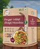 Organic Wisdom Junk Free Ragi (Finger Millet) Noodles,384g | Rich in Calcium & Iron |Free from MSG, Maida & Refined Oil