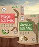 Organic Wisdom Instant Ragi & Jowar Idli,400g each|Gluten Free, Stone Grounded & 100% Natural|Superfoods For Kids