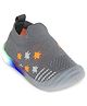 Chiu Mesh Detailed & Star Designed LED Sheos - Grey