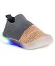 Chiu Mesh Detailed & Colour Blocked LED Sheos - Grey