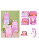 SANJARY Cute Rainbow Design & Comfortable Shoulder School Backpack for Kids  color design may vary Height 16 Inches
