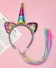 Yellow Bee Sequin Embellished Party Hat Applique Hair Band - Multi Colour