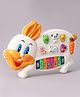 KIDS FUN Toys Rabbit Shaped Musical Piano - Orange