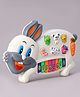 Kids Fun Toys Musical Rabbit Piano - Grey
