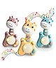Elecart Giraffe Shape Musical Handy Drum Toy for Kids, Educational & Sensory Birthday Gift for Boys & Girls 3+, Lightweight & Travel-Friendly - (1 Giraffe, Color May Vary)