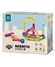Happy Hues Magnetic Sticks and Balls Set- Different Sizes & Curve Shaped - STEM toys for kids-25 Pcs