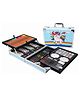 Happy Hues Unicorn Design Artist Color Set  145 Pcs Complete Art Kit with Pencils, Watercolors, Oil Pastels, Sketches & Acrylic Brushes for Creative Expression- Blue