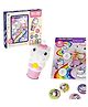HAPPY HUES Sticker and Stamper Activity Kit for Kids Easy-to-Use Stampers, Vibrant Stickers, and Creative Fun  Perfect Travel-Friendly Arts and Crafts Set- Unicorn