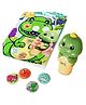 Happy Hues Sticker and Stamper Activity Kit for Kids Easy-to-Use Stampers, Vibrant Stickers, and Creative Fun  Perfect Travel-Friendly Arts and Crafts Set- Dinosaur