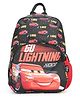 Disney Cars Printed School Backpack Black - Height 12 Inches