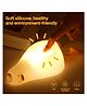 SANJARY Silicone Lamp, Decorative, Night Light for Children Cute Rechargeable Led Silicone Lamp Touch Sensor Dimmable color design may vary