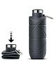 Sanjary Portable Foldable Square Silicone Water Bottle 700ml, Easy To Store, Outdoor Sports, Spring And Summer Sports color design may vary