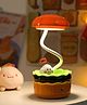 Sanjary burger Shaped Mini Table Lamp With a Built- in Pencil Sharpener And Storage For Kids colordesign may vary