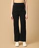 The Mom Store Solid Maternity Denims With Belly Support - Black