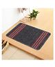 Bedspun Black Stripes Nylon 1 U Eco Doormat