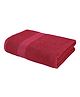 Bedspun Wine Red 100% Cotton Terry Towel 1 U Bath Towel