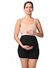 Morph Solid  Skin Friendly Maternity Undershorts With Bump Support - Black
