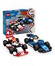 LEGO City F1 Williams Racing & Haas F1 Race Cars Vehicle Toy Set 92 Pieces - 60464