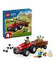 LEGO City Red Farm Tractor with Trailer & Sheep Toy 116 Pieces - 60461