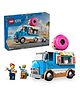 LEGO City Donut Truck Playset Vendor Vehicle Toy 196 Pieces - 60452