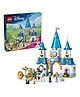 LEGO | Disney Princess Cinderella Castle & Horse Carriage Building Set 596 Pieces - 43275