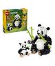 LEGO Creator 3in1 Wild Animals: Panda Family Toy Playset  626 Pieces - 31165