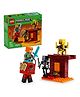 LEGO Minecraft The Nether Lava Battle Gamer Toy for Kids 99 Pieces - 21266