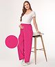 Bella Mama Full Length High Coverage Rib Knit Pant - Red