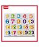 Wudly Wooden Number Board Puzzle 120 with Knobs |