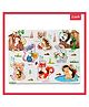 Wudly - Wooden Wild Animals 2 Learning Knob Puzzle with White Board