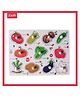 Wudly - Wooden Vegetables Learning Knob Puzzle with White Board