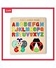 Wudly - Wooden Alphabet with Insect  Four Smart Brain Puzzle