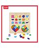 Wudly - Wooden Shapes and Puzzle Four Smart Brain Puzzle