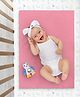 Zoe Multipurpose Waterproof Diaper Changing Mat Pack Of 2 - Sky Blue & Salmon Pink