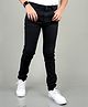 Knit N Knot Denim Solid Stretchable Jeans - Jet Black