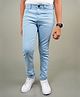 Knit N Knot Denim Solid Stretchable Jeans - Light Blue