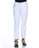 Knit N Knot Cotton Stretch Denim Solid Jeans - White