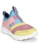 Hopits Colour Blocked Ultra Runner Text Designed Sneakers - Multi Colour