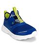 Hopits Colour Blocked & Striped Sneakers - Royal Blue