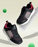 Hopits Striped Velcro Closure Shoes - Black