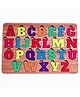 The Flyers Bay Wooden Educational Puzzle, Alphabet Shapes and Numbers Learning Toy (Alphabet)