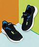 Hopits Mesh Detailed & Colour Blocked Shoes - Black