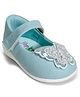 Hopits Beads Embellished Butterfly Designed Mary Jane Ballerinas - Sky Blue