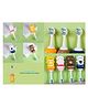 Sanjary cute microfibre soft toothbrush for kids color design may vary