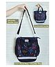 Sanjary Dino Print Multi-Purpose Hand Bag, with Handle Strap, Water-Proof Reusable Bag color design may vary