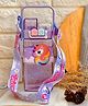 Sanjary  520 ml Cartoon design Dual Sipper in 1  Water bottle with Handle for kids color design may vary