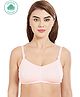 Inner Sense Organic Antimicrobial Soft Feeding Bra With Removable Pads - Pink