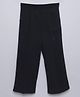 Taffykids Solid Pleated Korean Pant - Black